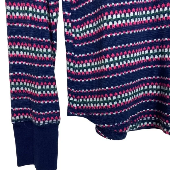 NEW Victoria's Secret Blue 2 Piece Knit  Pajama Set - Picture 7 of 16